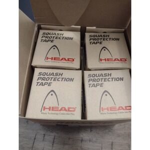 Head Box Of 12 Squash Protection Tape 4 Colors Length 6.6 Feet 2 Meters New